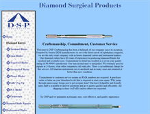 Tablet Screenshot of diamondsurgicalproducts.com